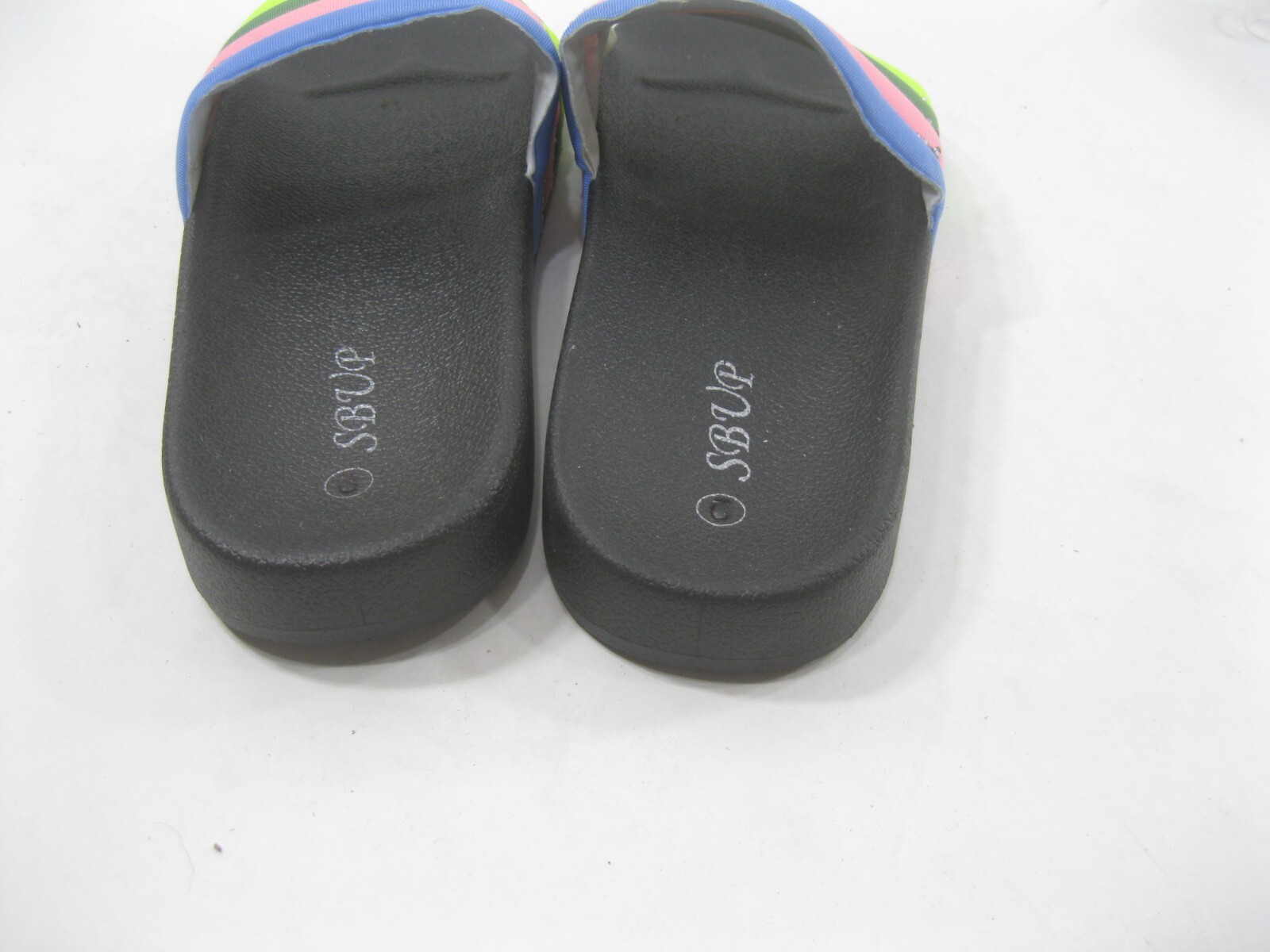 sbup rainbow color Beach Retro SLIP ON Jellies Jelly Sandal WOMEN Size 8