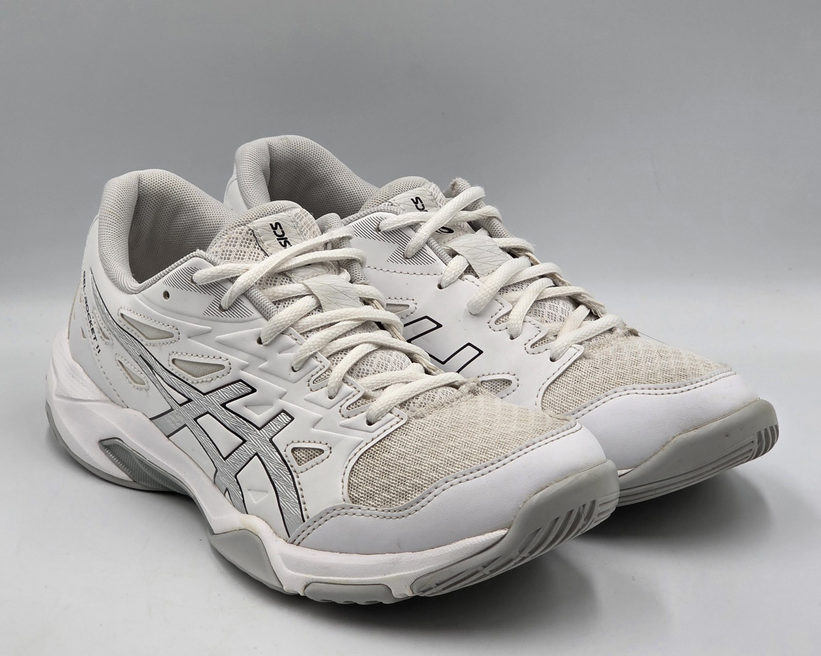 ASICS Gel-Rocket 11 Womens Size 9 White Indoor Court Volleyball Pickleball Shoes