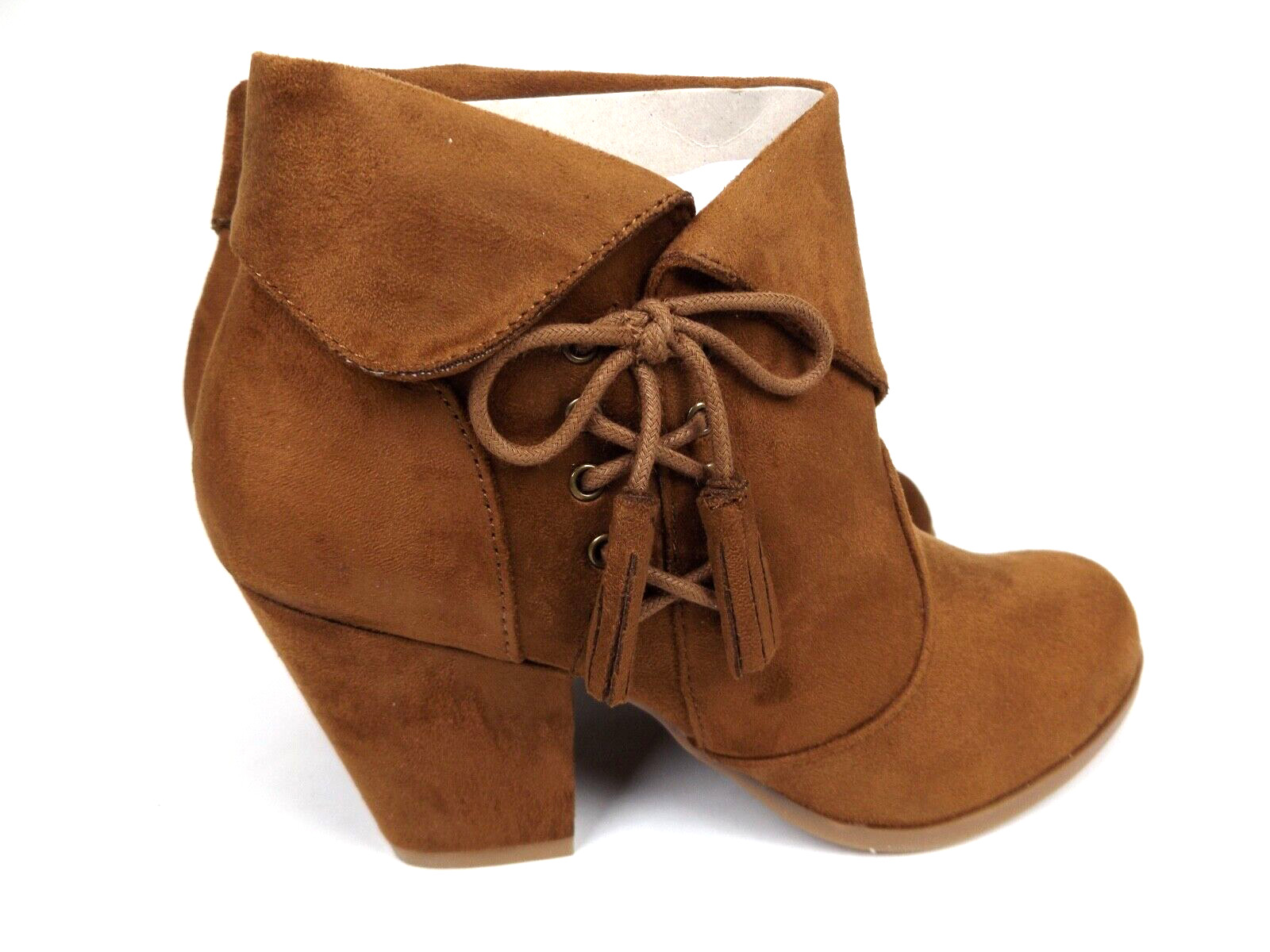 Not Rated Women’s SOSET Ankle Fashion Bootie, Size 7.0 M, US, Tan, NEW, 21356
