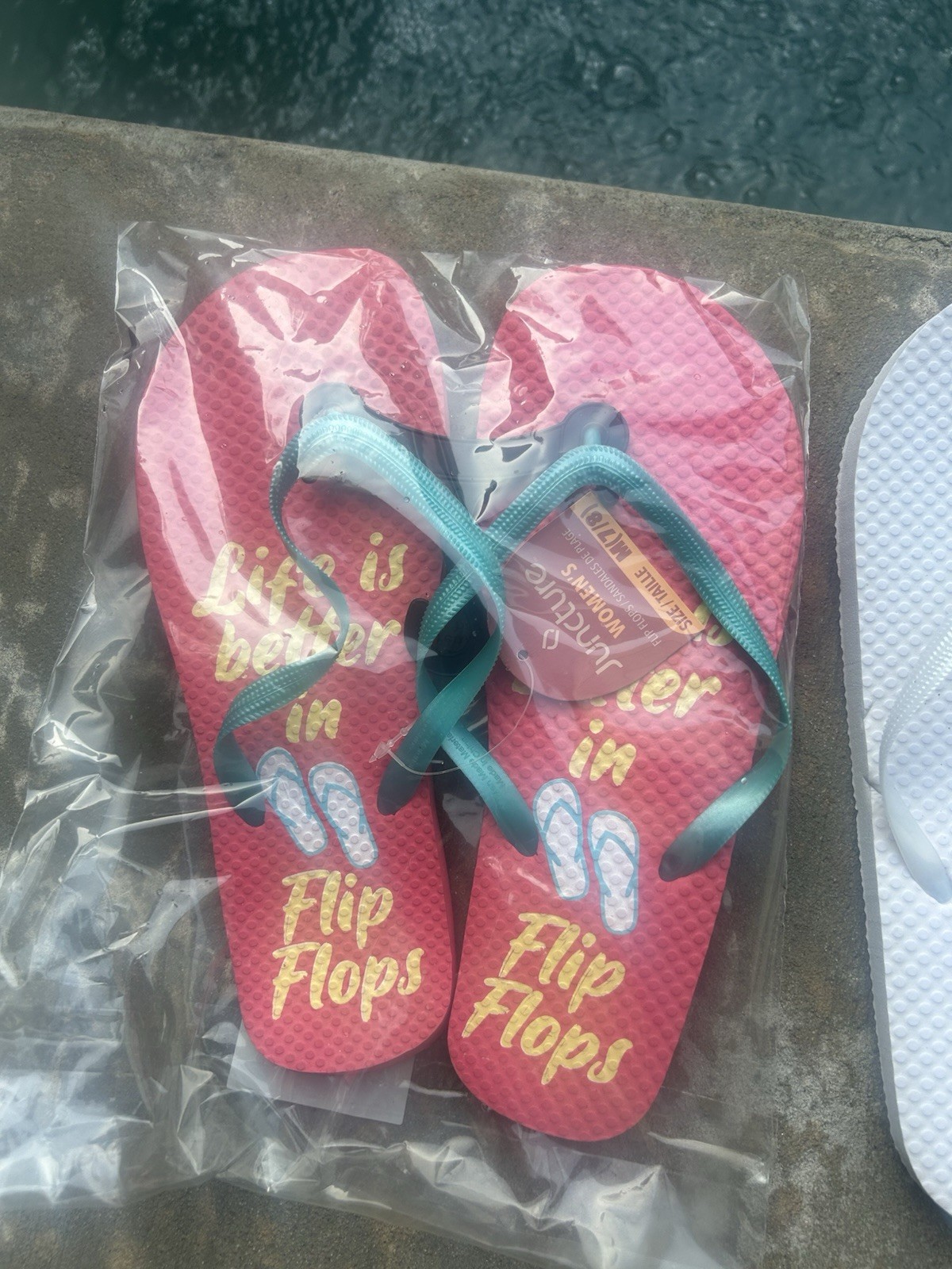 Lot of 5 Women’s Juncture Flip Flops Size 7/8 New Assorted Colors Beach