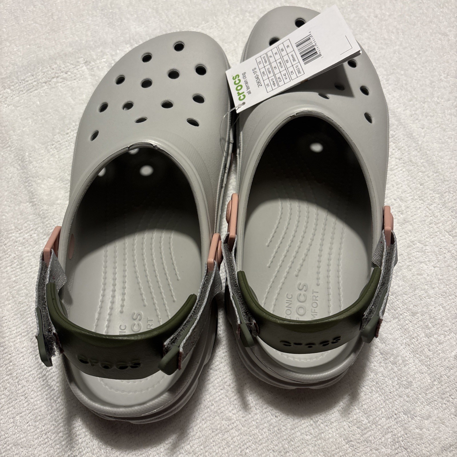 Crocs All Terrain Clog Adjustable Straps Size Men’s 8, Woman’s 10.
