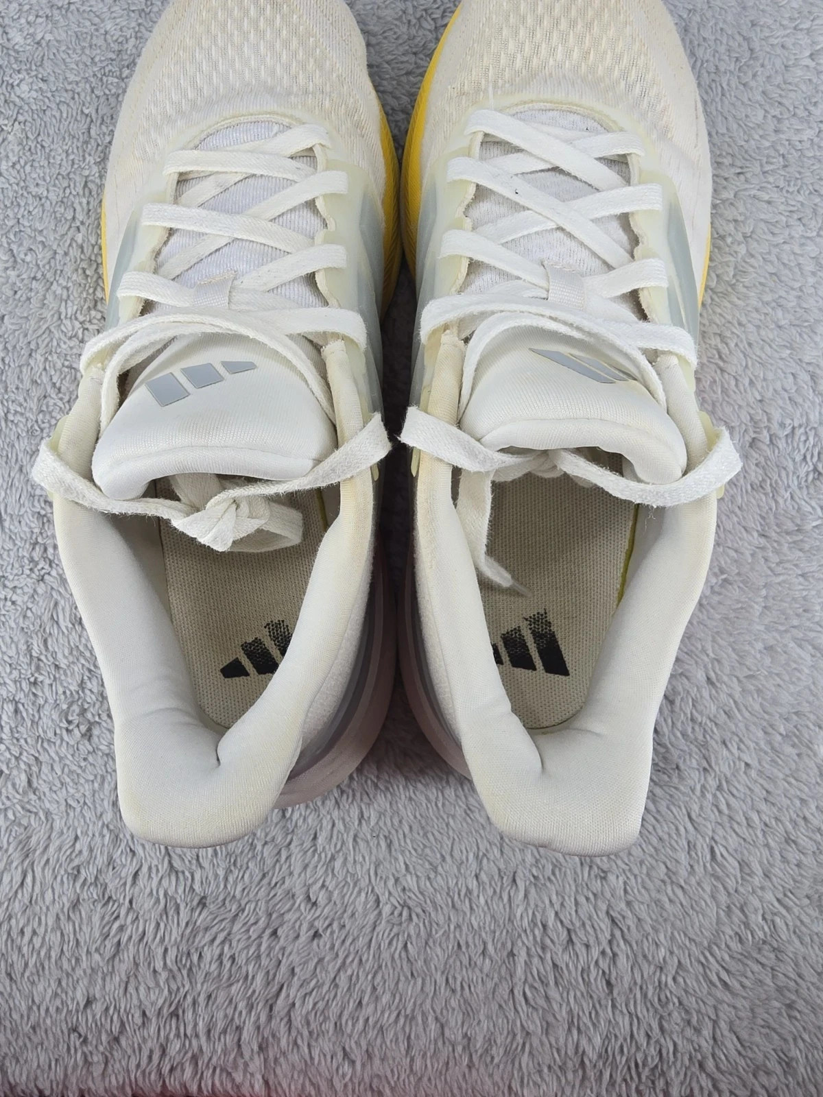 Adidas Womens Runfalcon 5 White Running Shoes Sneakers Size 6