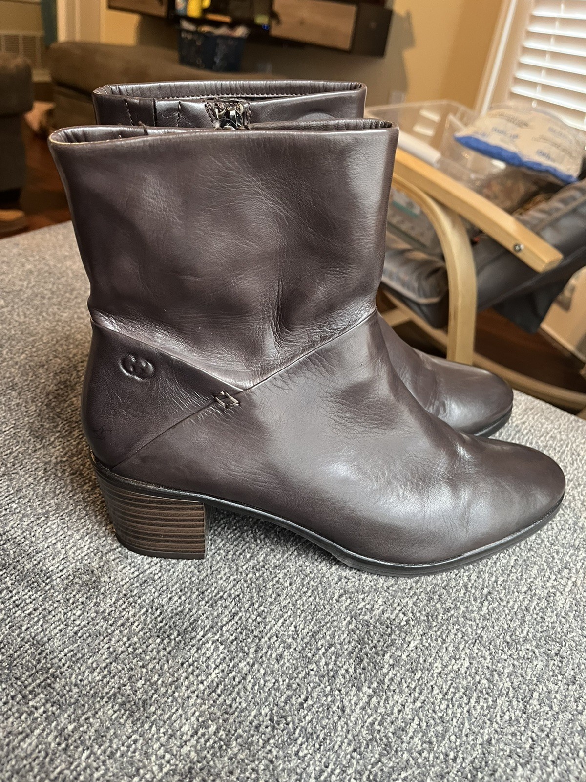 Gerry Weber Brown Leather Boots Sz 41