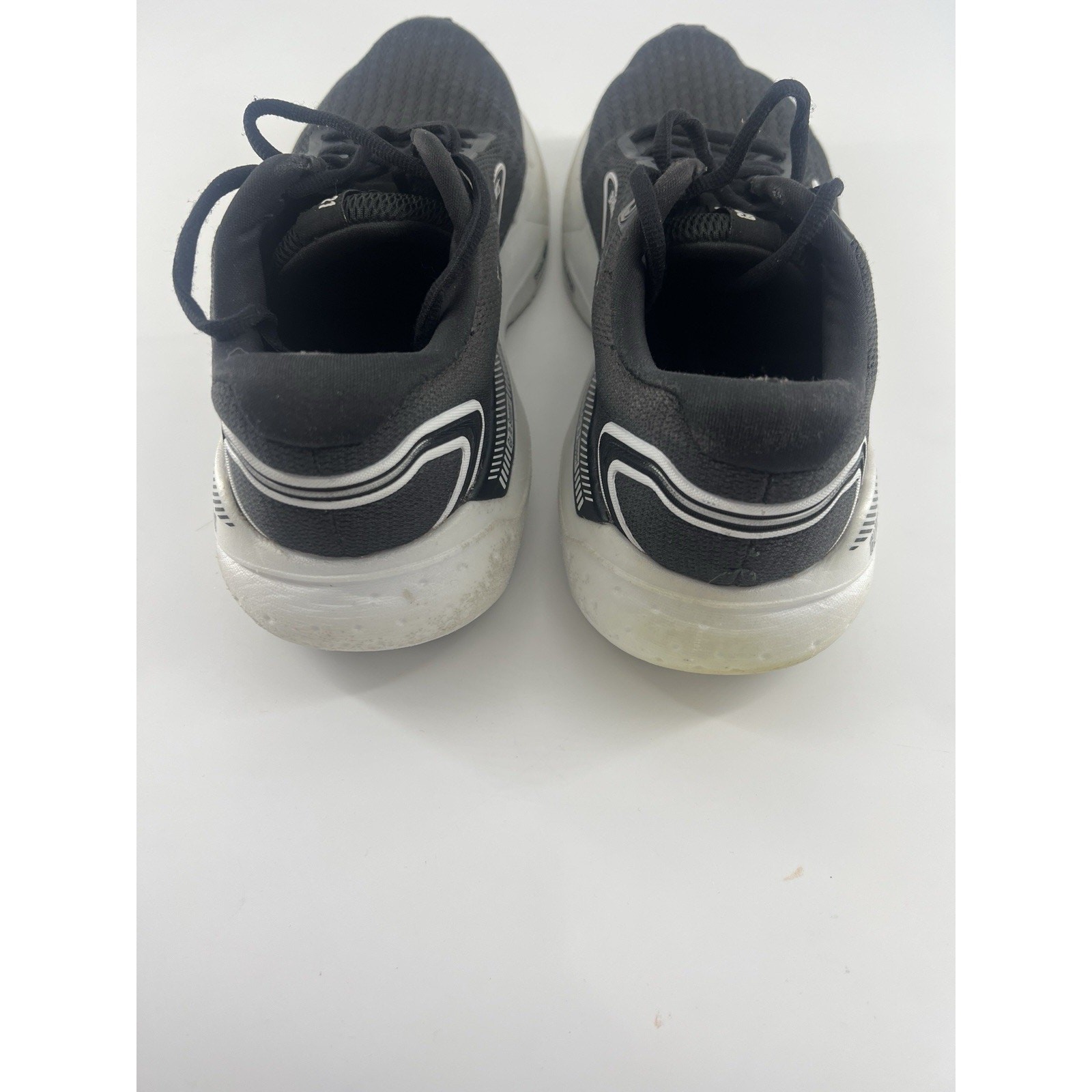 Brooks Glycerin GTS 21 Women Sz 9 Black White Athletic Running Gym Train Sneaker