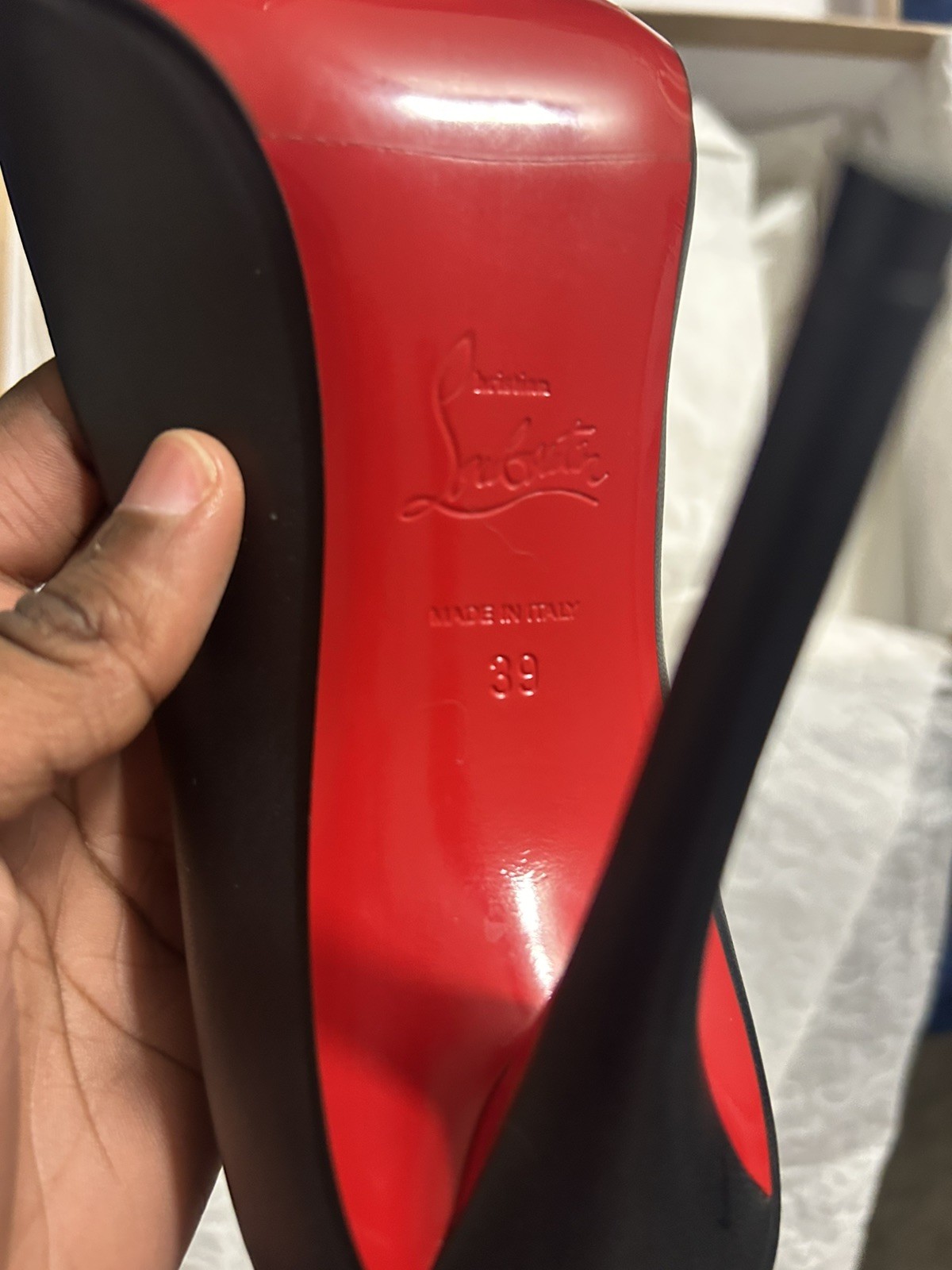 Christian Louboutin Miss Z 100 Leather Pump Women’s
