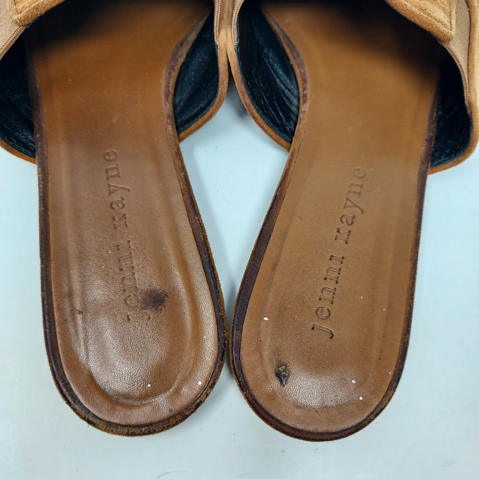 Jenni Kayne Brown Suede Mule Slides Pointy Toe Size 8 – FAIR
