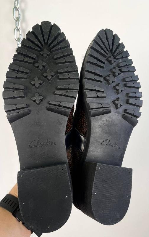 women clarks loafers brown leather 38 #7A0B