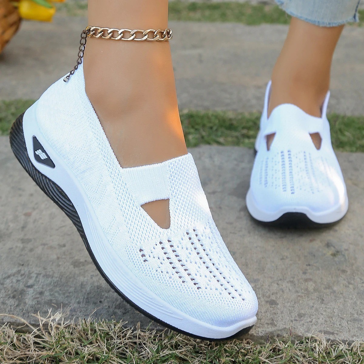 Women’s Casual Sneakers Lightweight Flat Walking Shoes for All Seasons Style