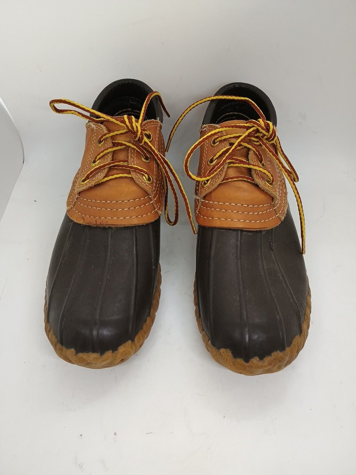 L.L. Bean Maine Hunting Shoes Womens Size 8 Waterproof Duck Boot Low Gumshoe USA