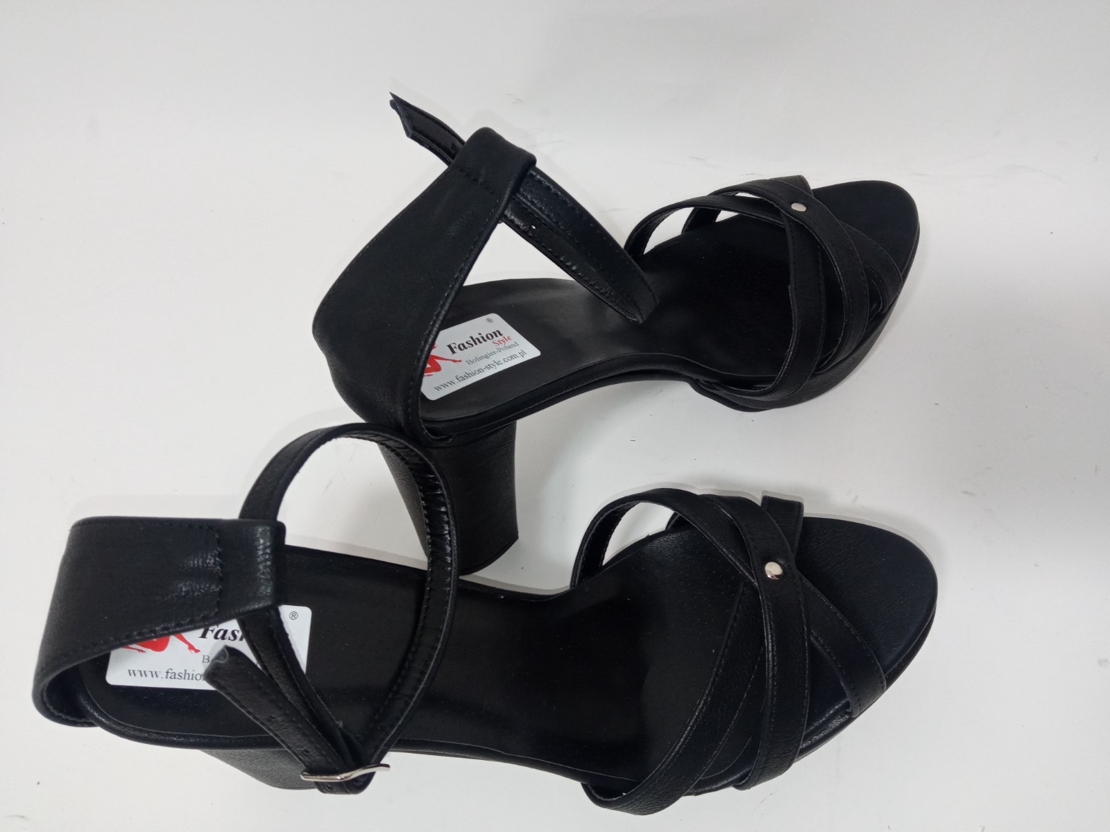 Sandals leather chunky 37 38 39 40 41 42 43 44 45 46 47 platform 2cm heel 13cm PL