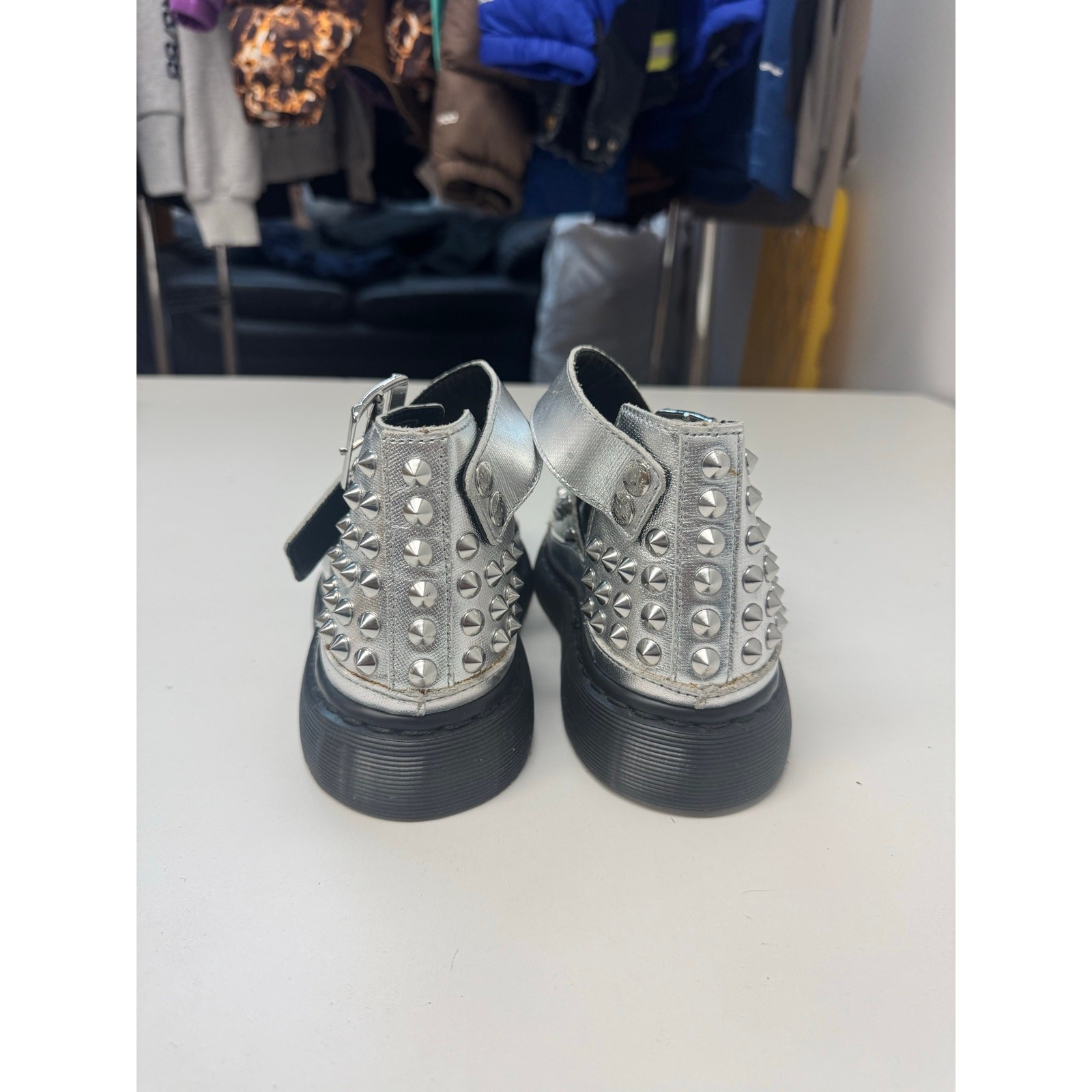 Dr Martens Liza clarissa leather platform studded sandals
