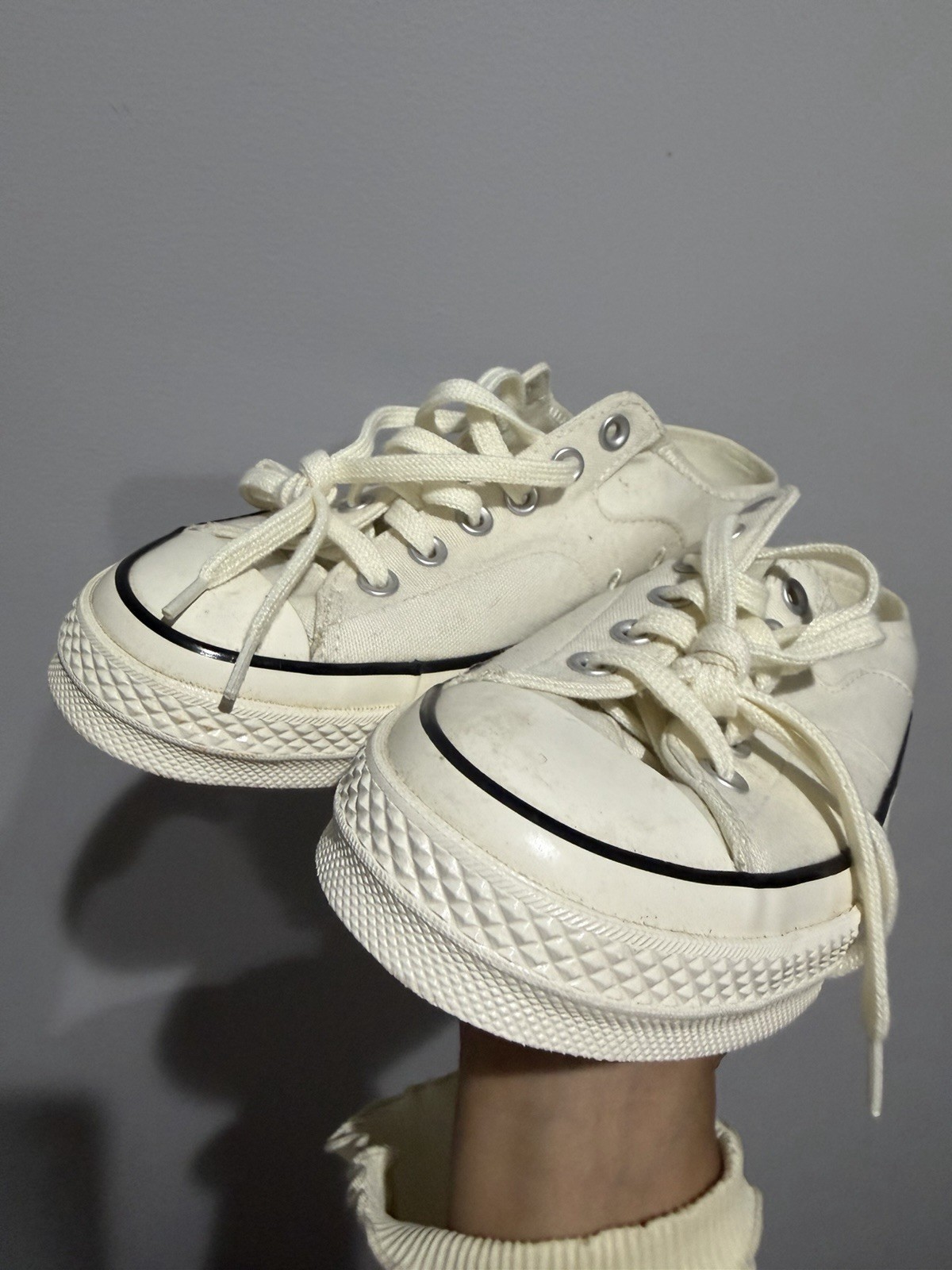 NWOB Converse Chuck 70 Mule Canvas Sneakers – Foundation Egret Sz W11 M9 L