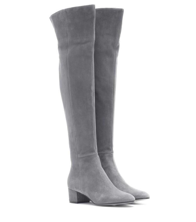 Women’s Fashion Nightclub Leather Solid Color Over the Knee Boots Knight Shoes