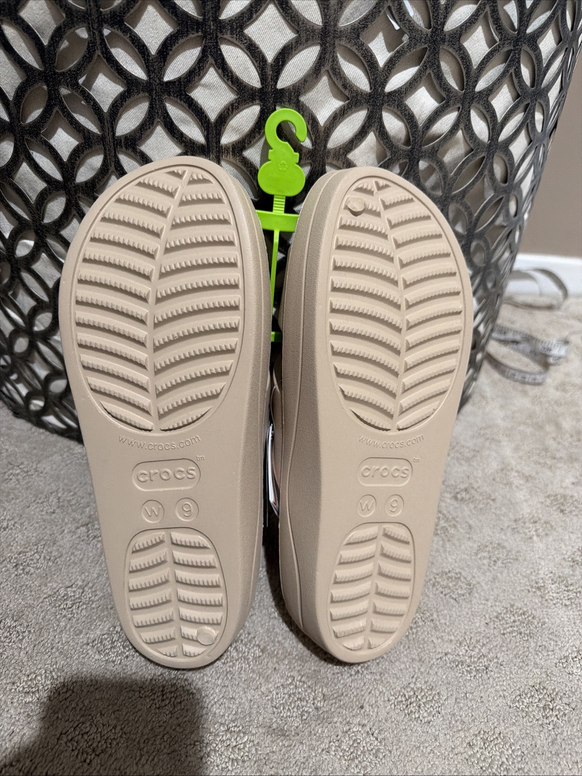 Crocs Baya Platform Sandals Chai (Tan). Size 9. NWT!