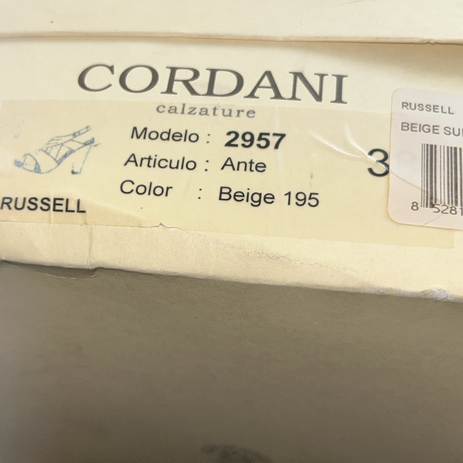 CORDANI BRAND STRAPPY SUEDE HEEL ‘RUSSELL’, SIZE 38