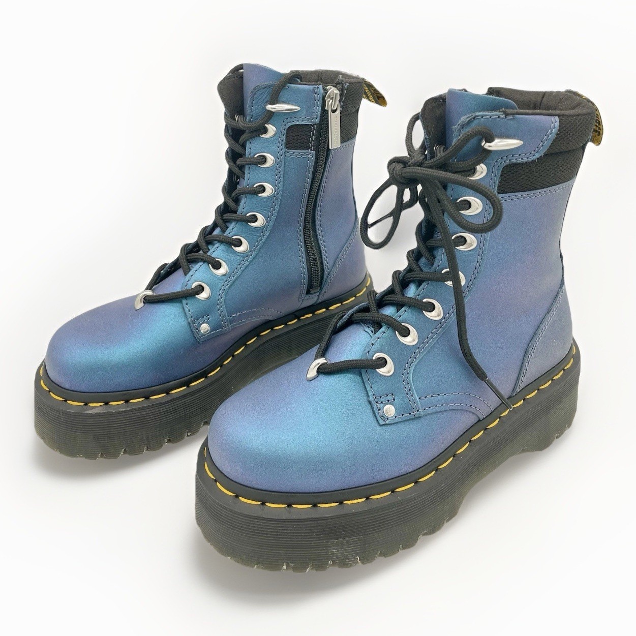 Dr Doc Martens Boots Jadon II HDW Deep Blue Lace Up Combat EU36 US Women’s 5 New