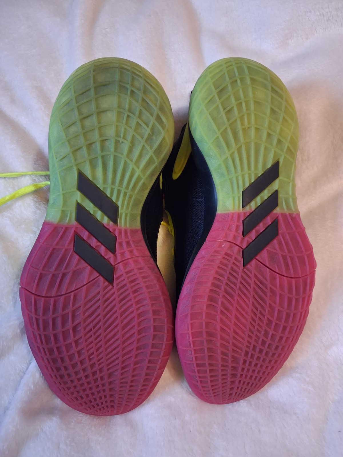 Adidas Neon Yellow&Pink ☆BOUNCE☆ Womens Running/Gym Shoes Size 6