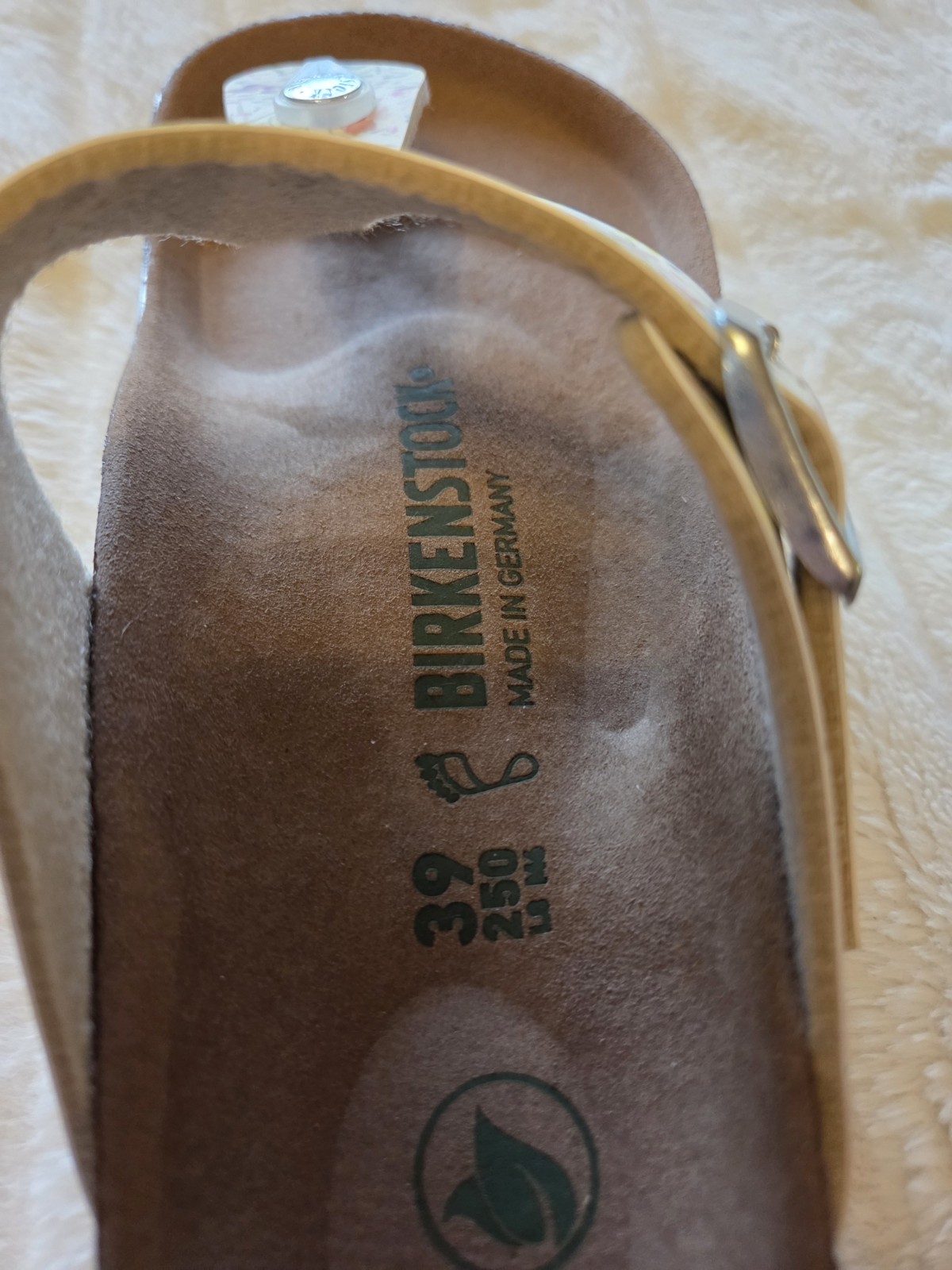 Birkenstock Floral Print Thong Sandals Womens EU39 US 8