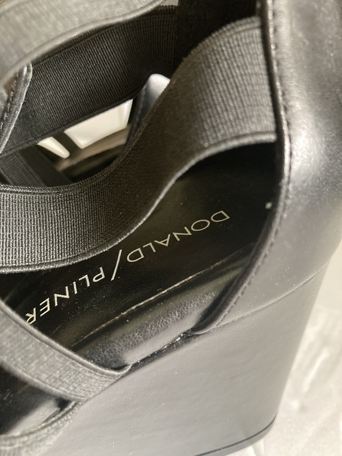 New Donald Pliner Wedge Sandal Stretch Wedge Lia 6.5