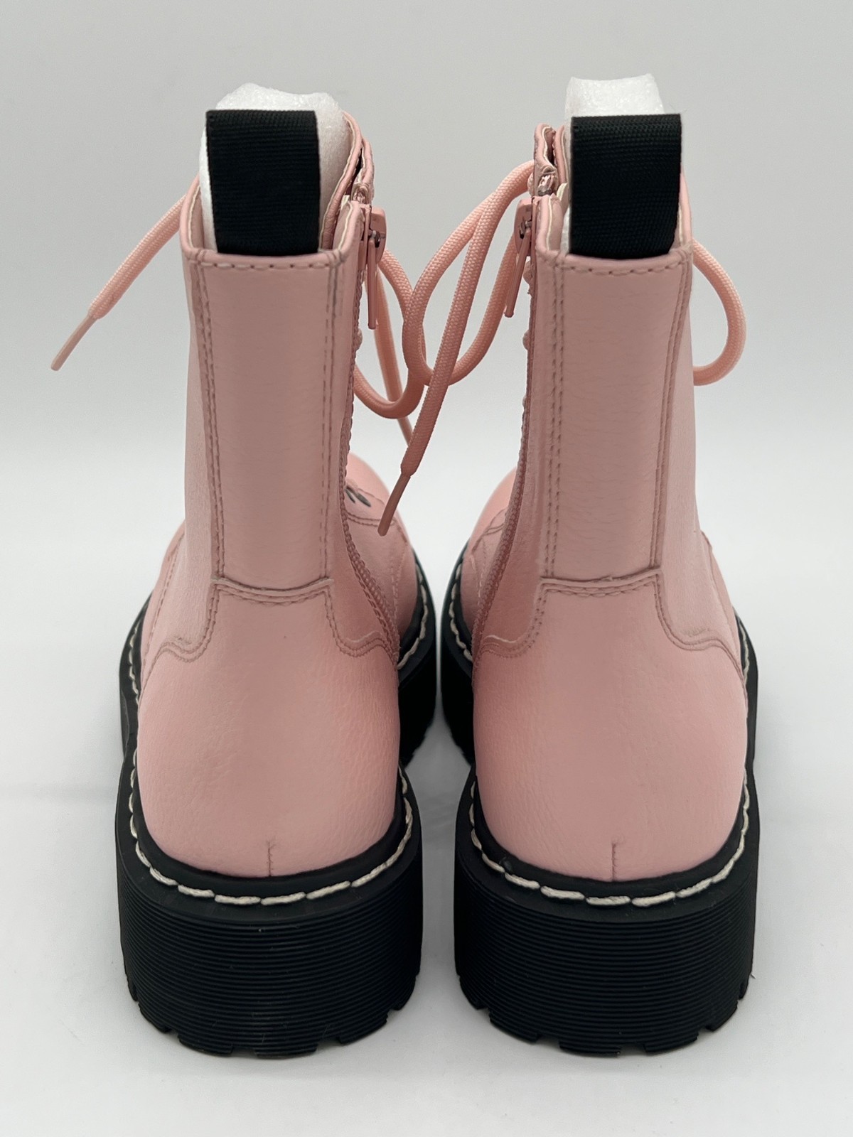 Unionbay Pink Hayden Lace-Up Combat Boots Size 6M