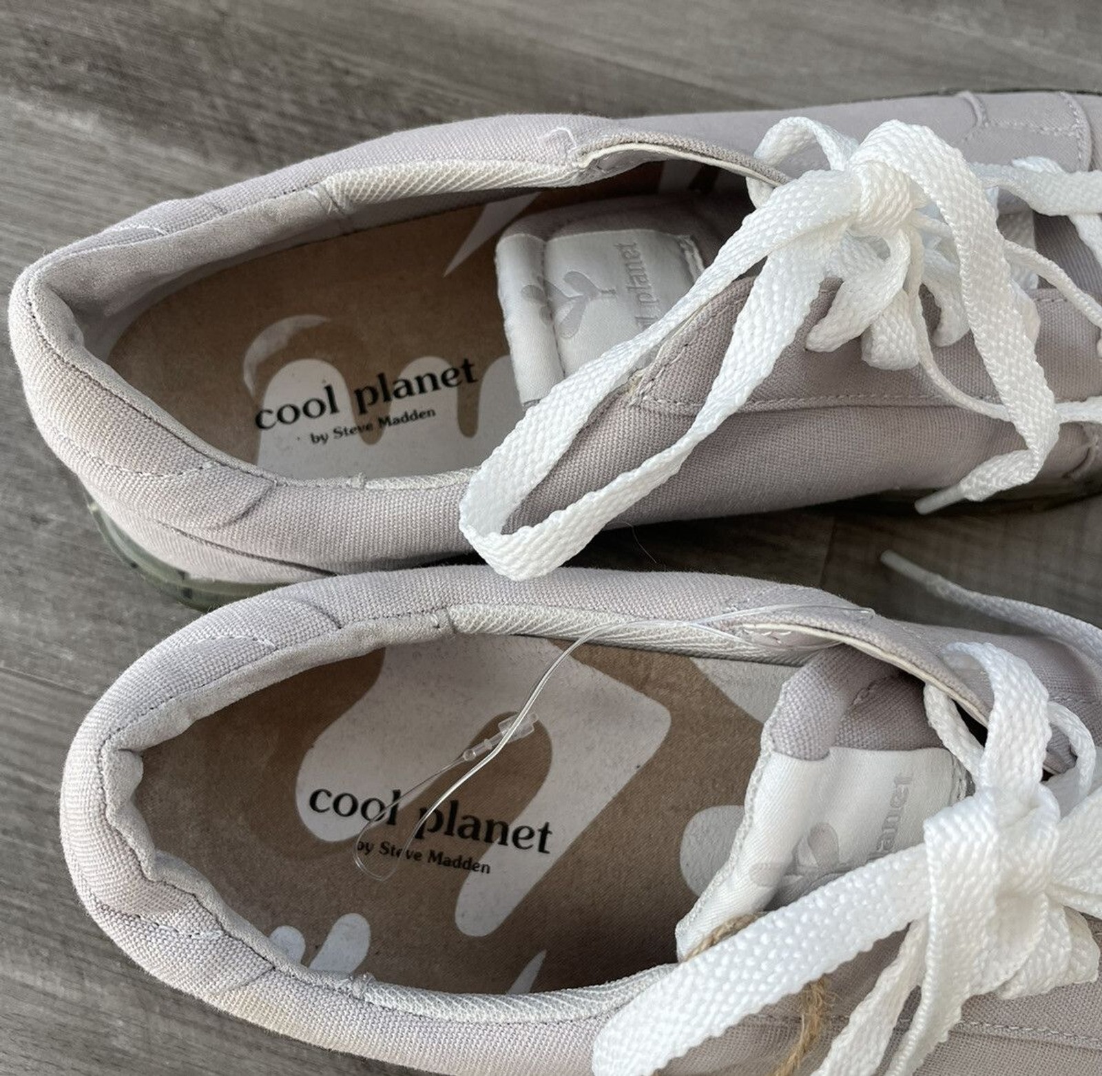 Steve Madden Cool Planet Gray Sneakers Shoes Size 7 NWT Sunnyy Recycled