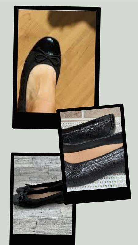 ladies clarks heels black synthetic leather 40
