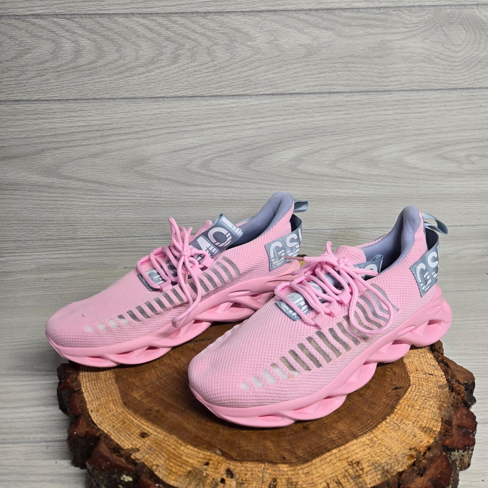 GSLMOLN Lightweight Breathable Pink Shoes Sneakers EU 42 – Women’s 11.5