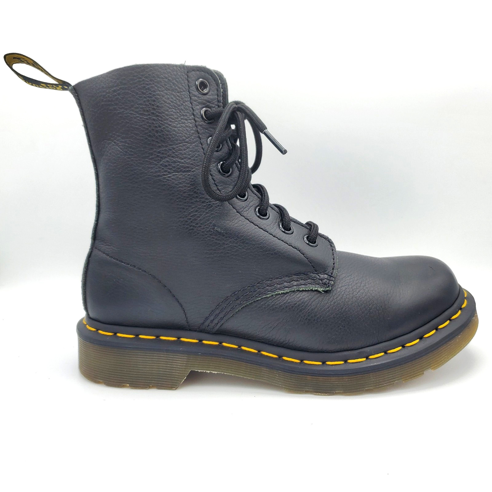 Dr. Martens 1460 Pascal Black Leather Boots, Women’s Size 6 US