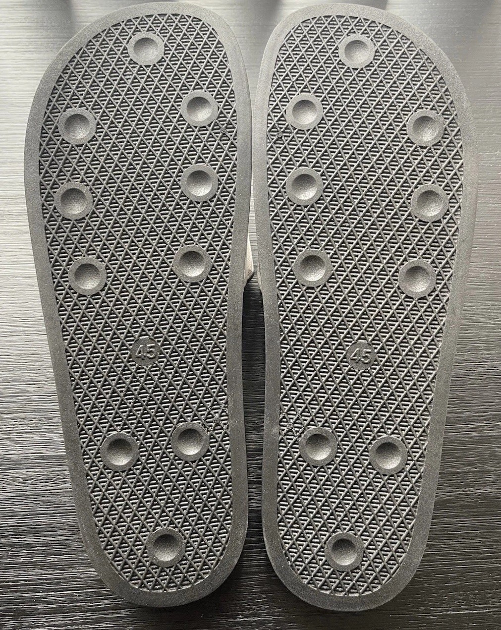 Classic White-Gray Upper, and Black Bottom. Size 45 EU