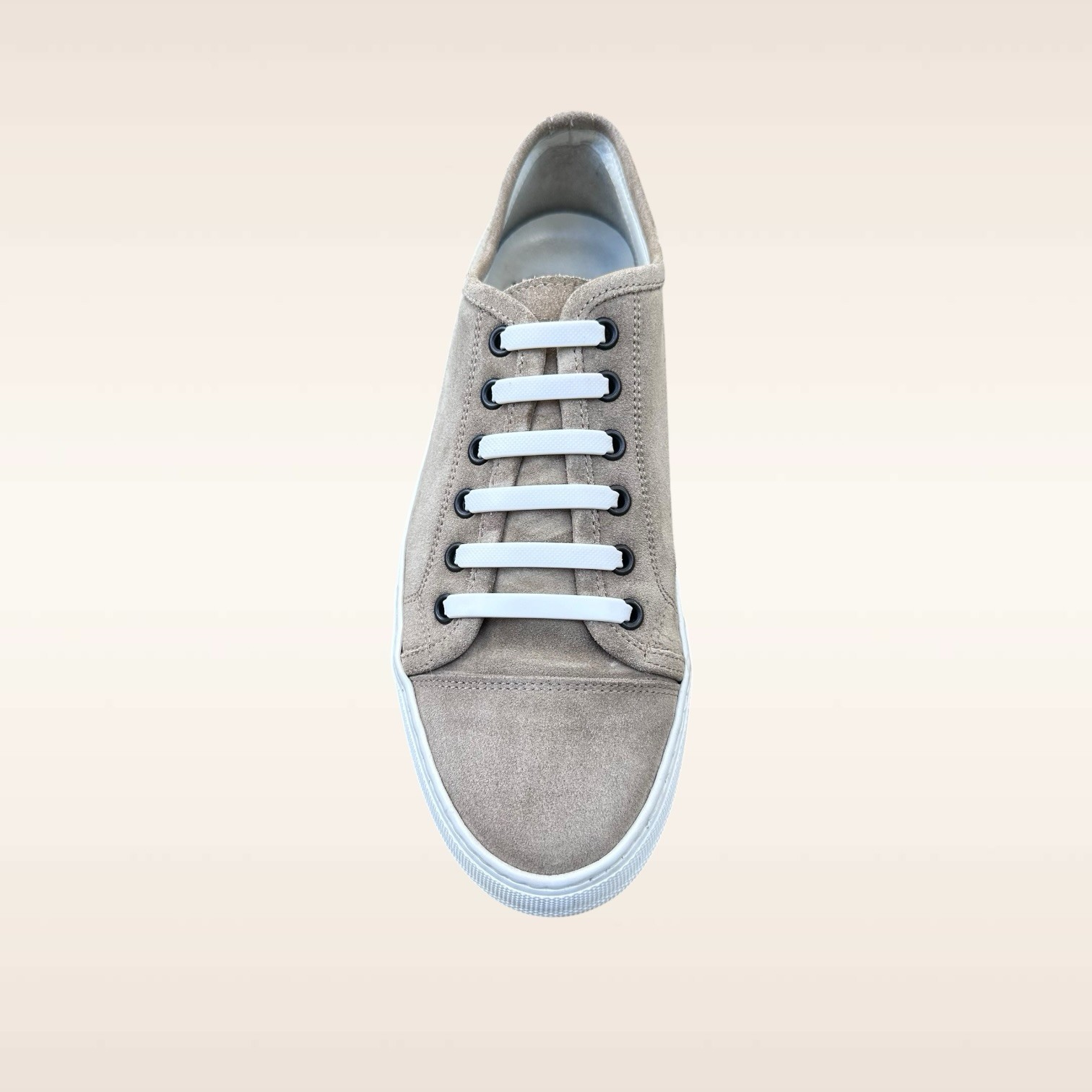 Del Toro Tan Suede Low Top Sneaker Women’s Size 9 Made in Italy Designer Shoes