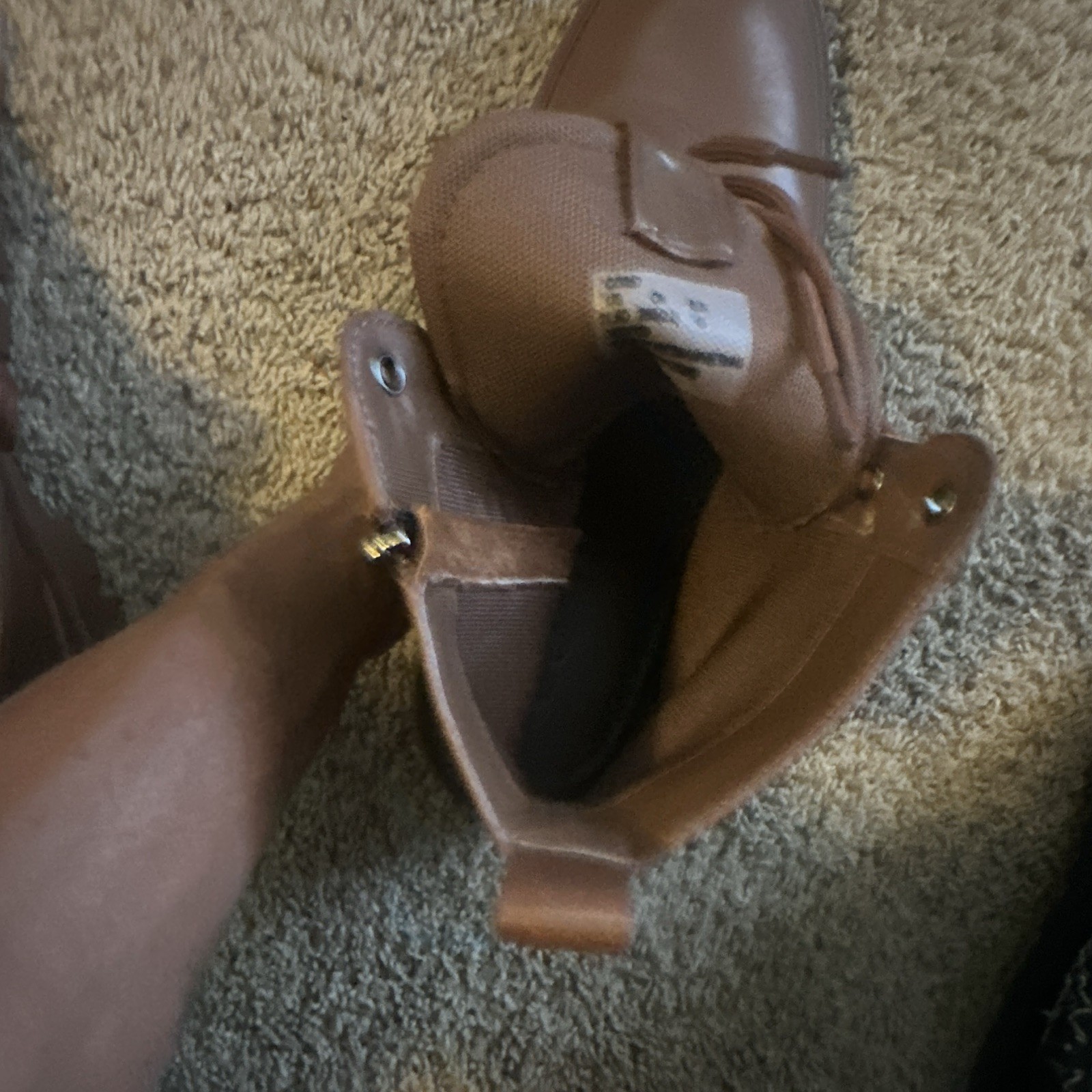 Coach Signature Monogram Canvas Leather Combat Ankle Boots Lug Sole Zip 11.5