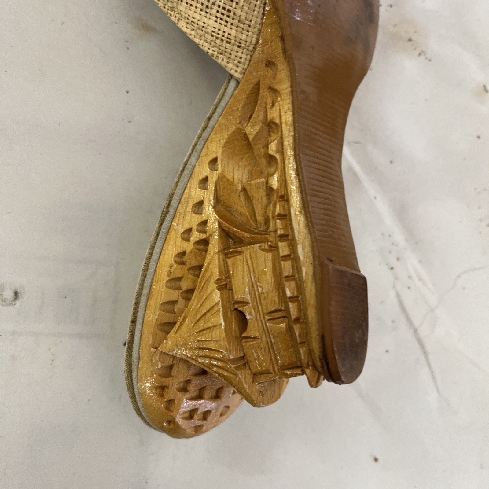 Vintage Capili Original Floral Mule Sandals. Philippines