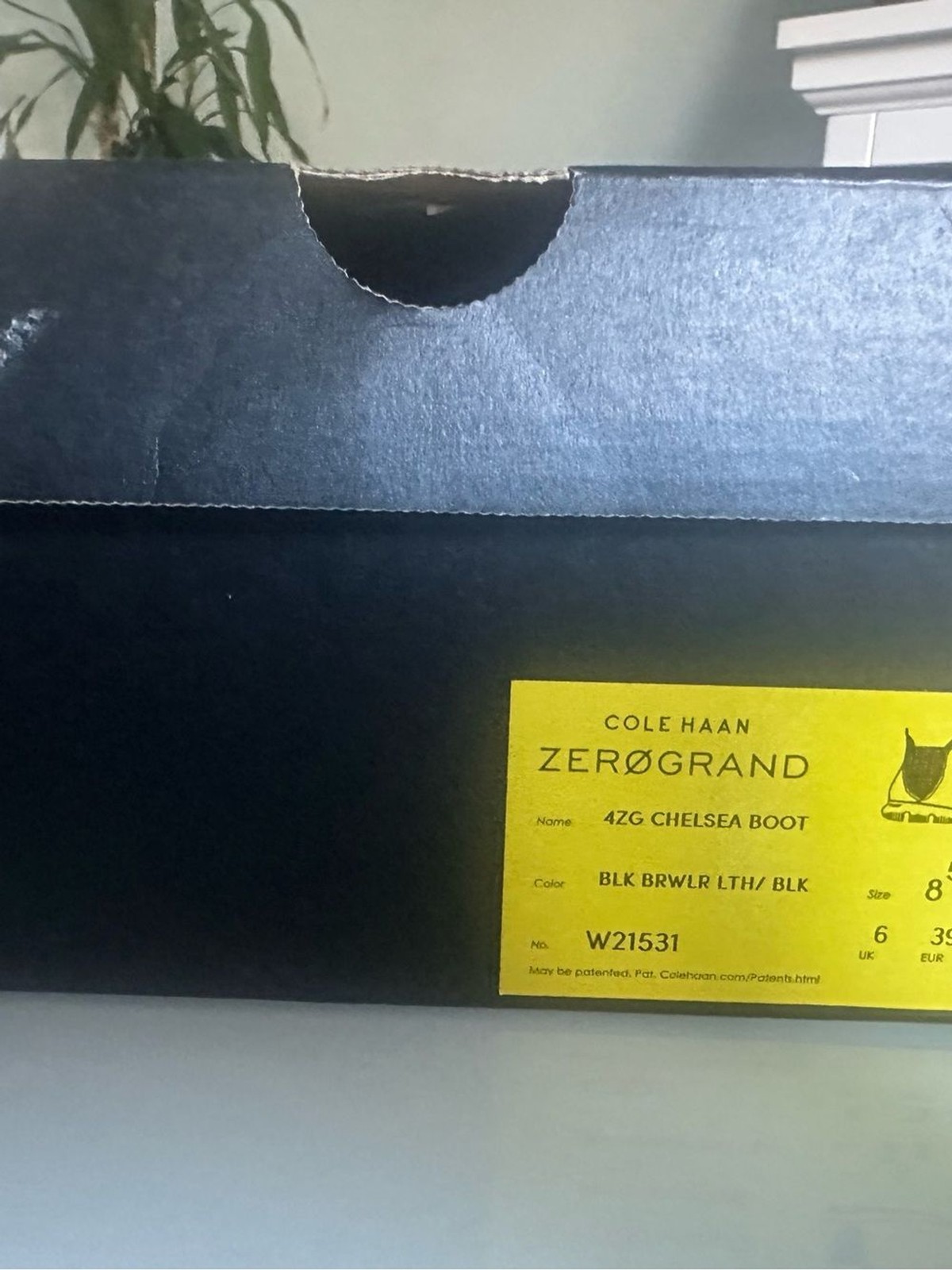 Cole Haan 4ZG 4.ZERØGRAND Waterproof Black Leather Chelsea Boots 8.5B