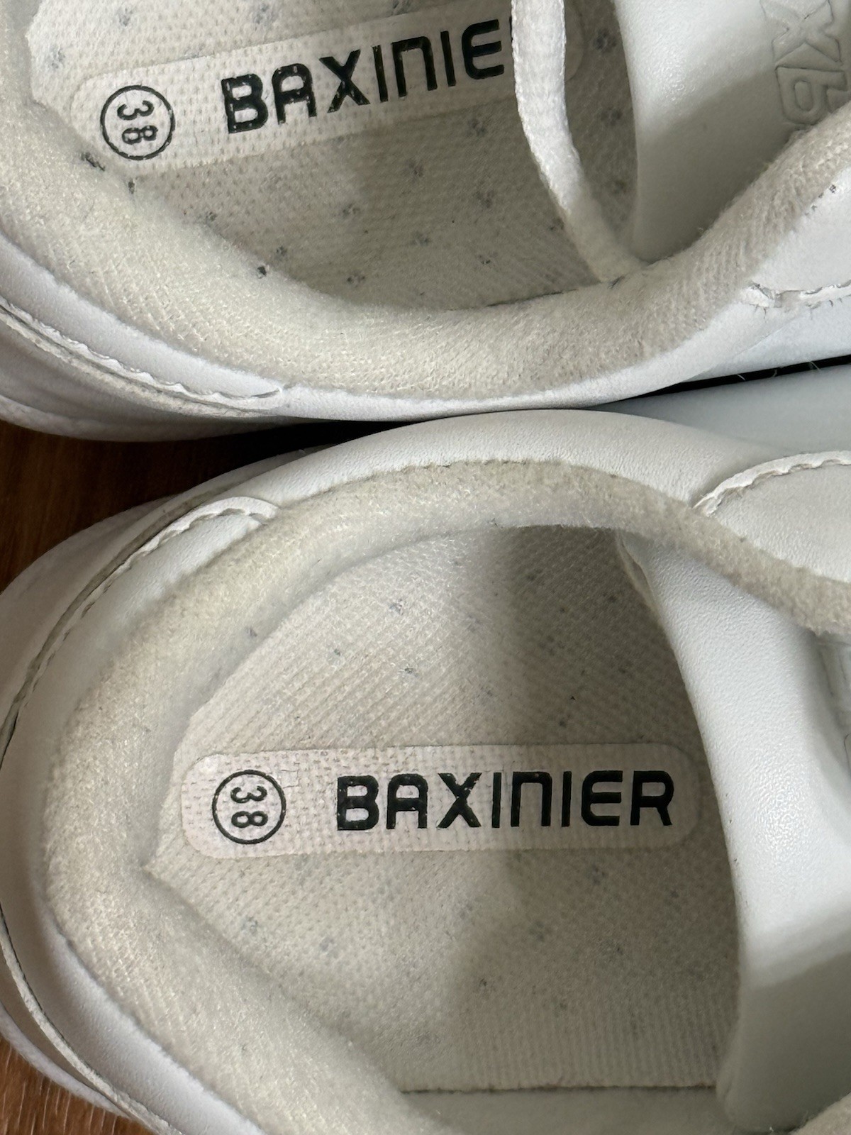 BAXINIER Girls White Cheer Dance Training Tennis Breathable Cheer Sneakers