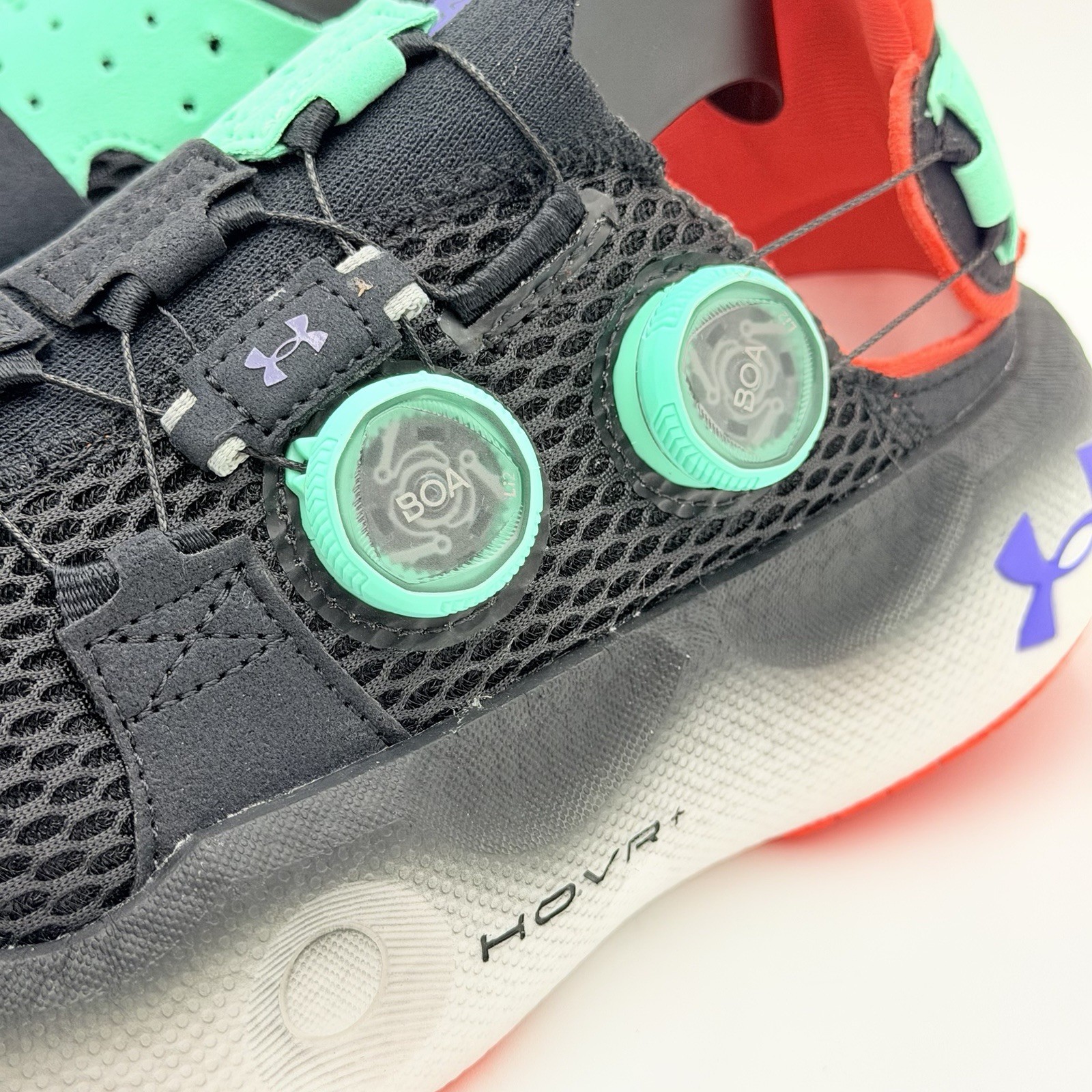Under Armour Speedland x HOVR Infinite Mega Black Comet Green Women 8.5 Men 7