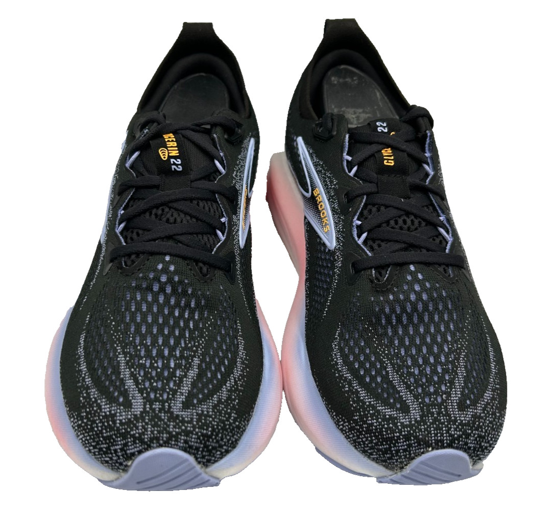 Brooks Women’s Glycerin 22 Lace Up Athletic Running Shoes Blk/Blu Size:8 151C
