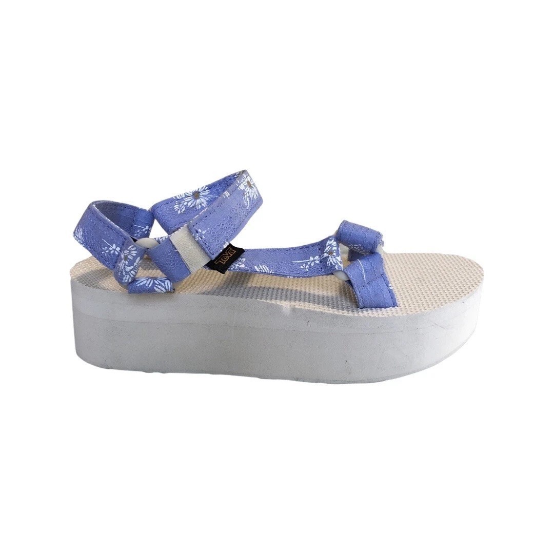 Teva Women’s Flatform Midform Gloriosa Platform Sandals Flowers 1125203 Size 10