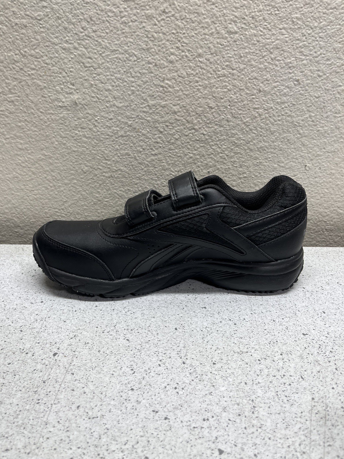 Reebok Unisex Adults Hook & Loop Closure Workwear Sneaker Shoes, Size W8 & Black