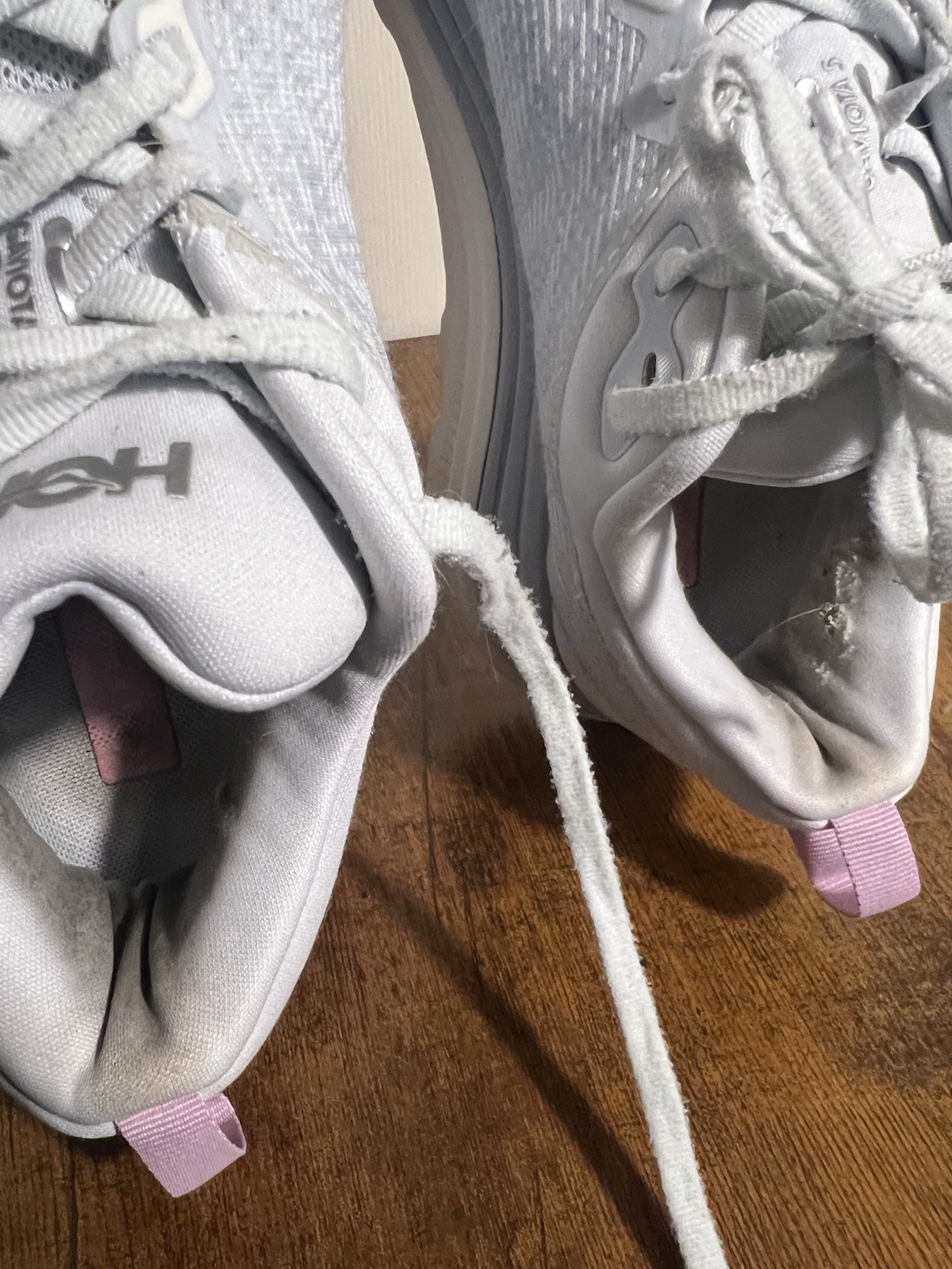 HOKA Womens Gaviota 5 Sea Ice Pink Twilight 1134235-SCP Has Wear See Pictures