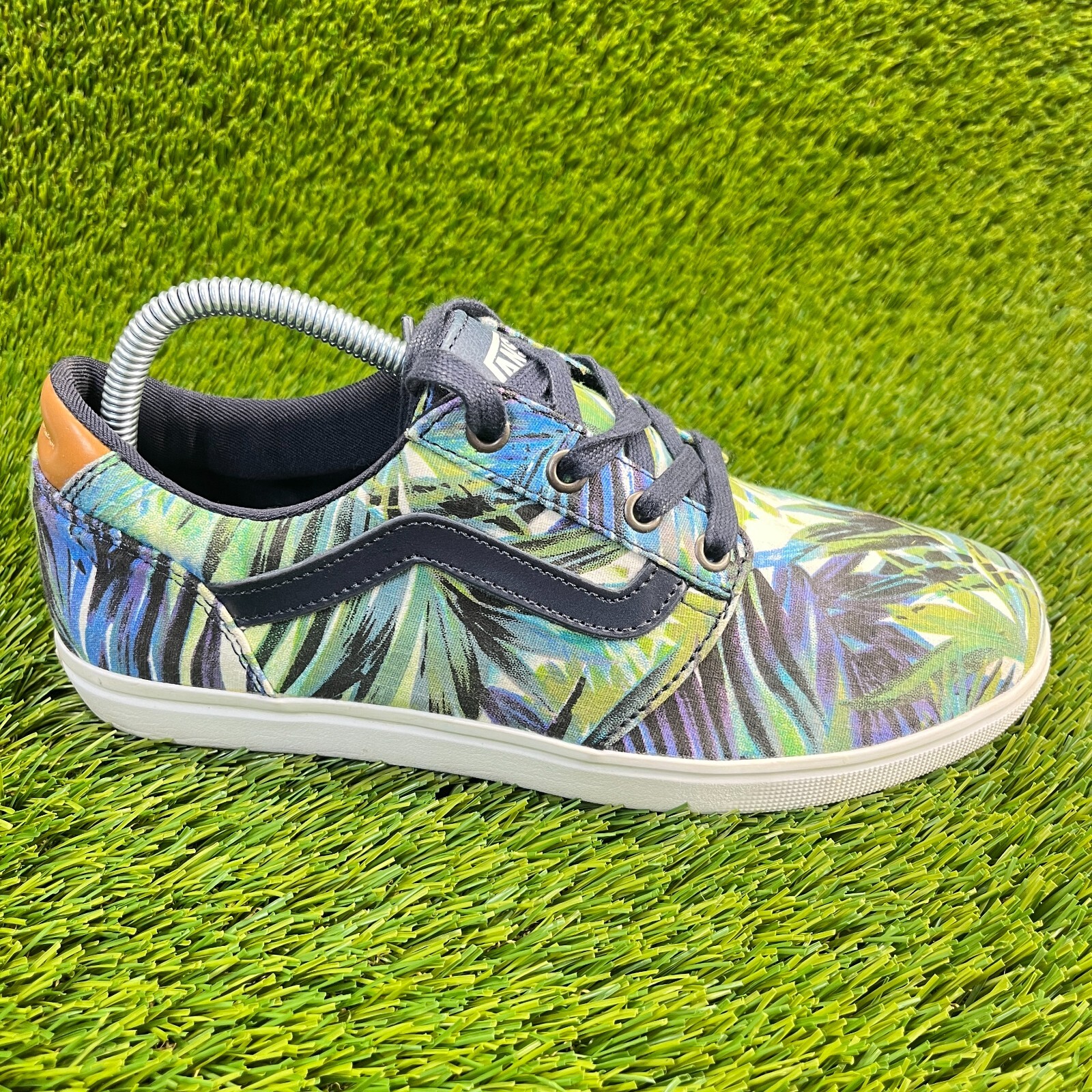 Vans Ultracush Tropical Womens Size 8.5 Green Walking Skate Shoes Sneakers