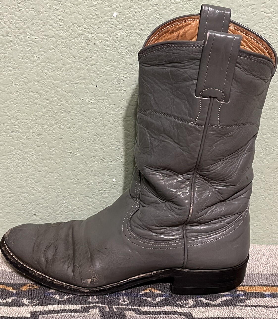 90’s Nocona Ropers Grey Women’s Cowboy Boots 6.5 C