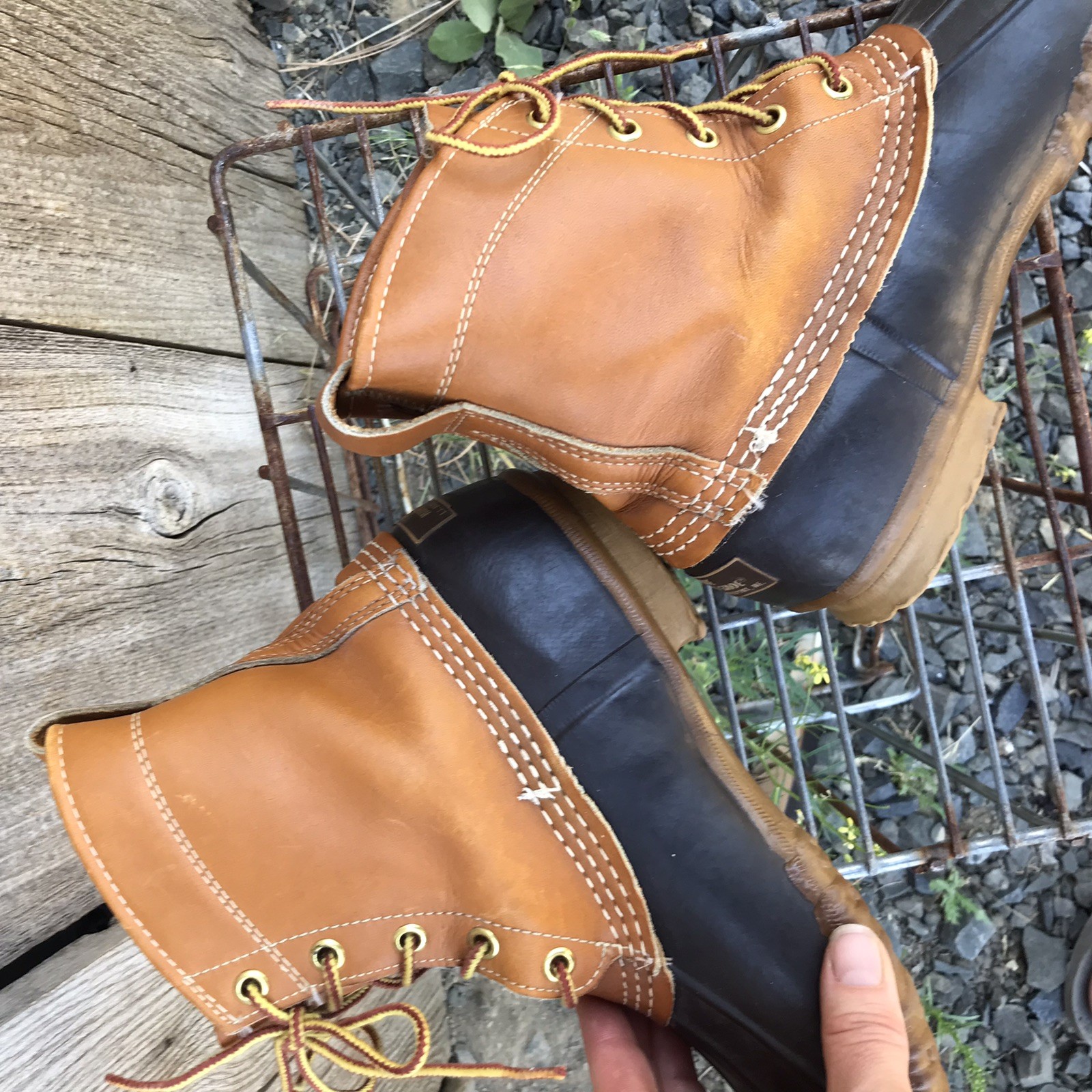 Vintage 80s L.L. Bean Maine Hunting Shoe Ladies Size 8 USA Made