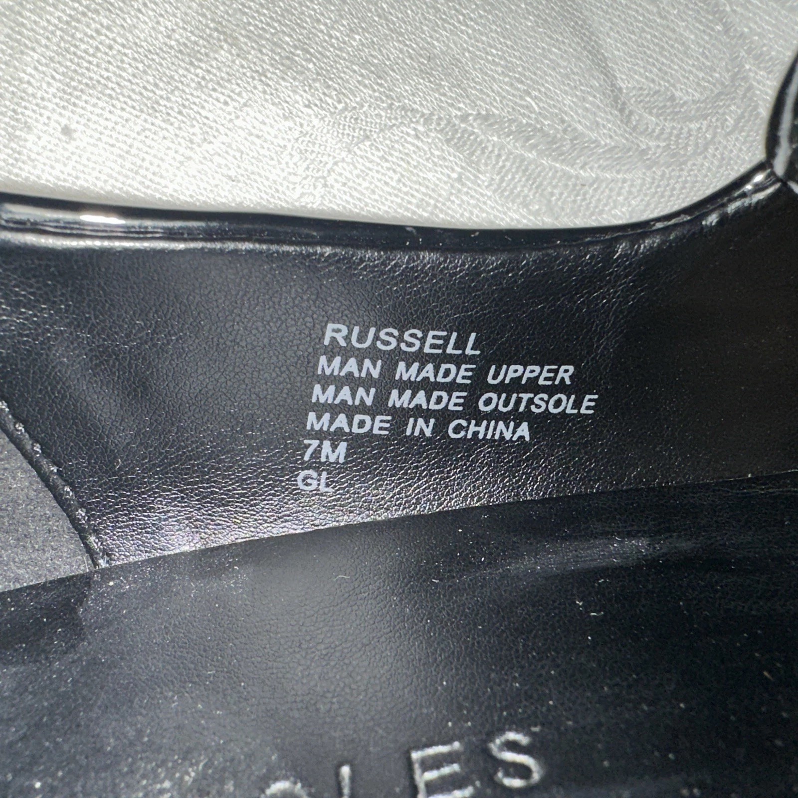 Aerosoles Russell Smart Start, Patent Loafer, Shoe Black Patent Tie Size 7