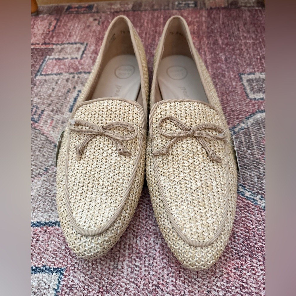 NWT Paul Green Women’s Robbie Flat Raffia Loafer