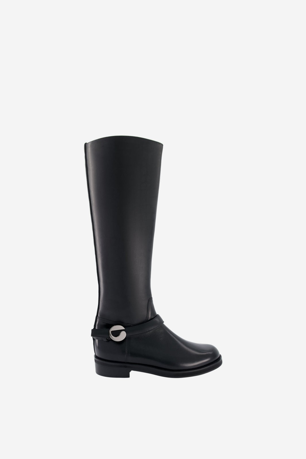 Coperni Belt Cavalier Black Leather Knee High Boots Size US 6 / IT 36 BRAND NEW
