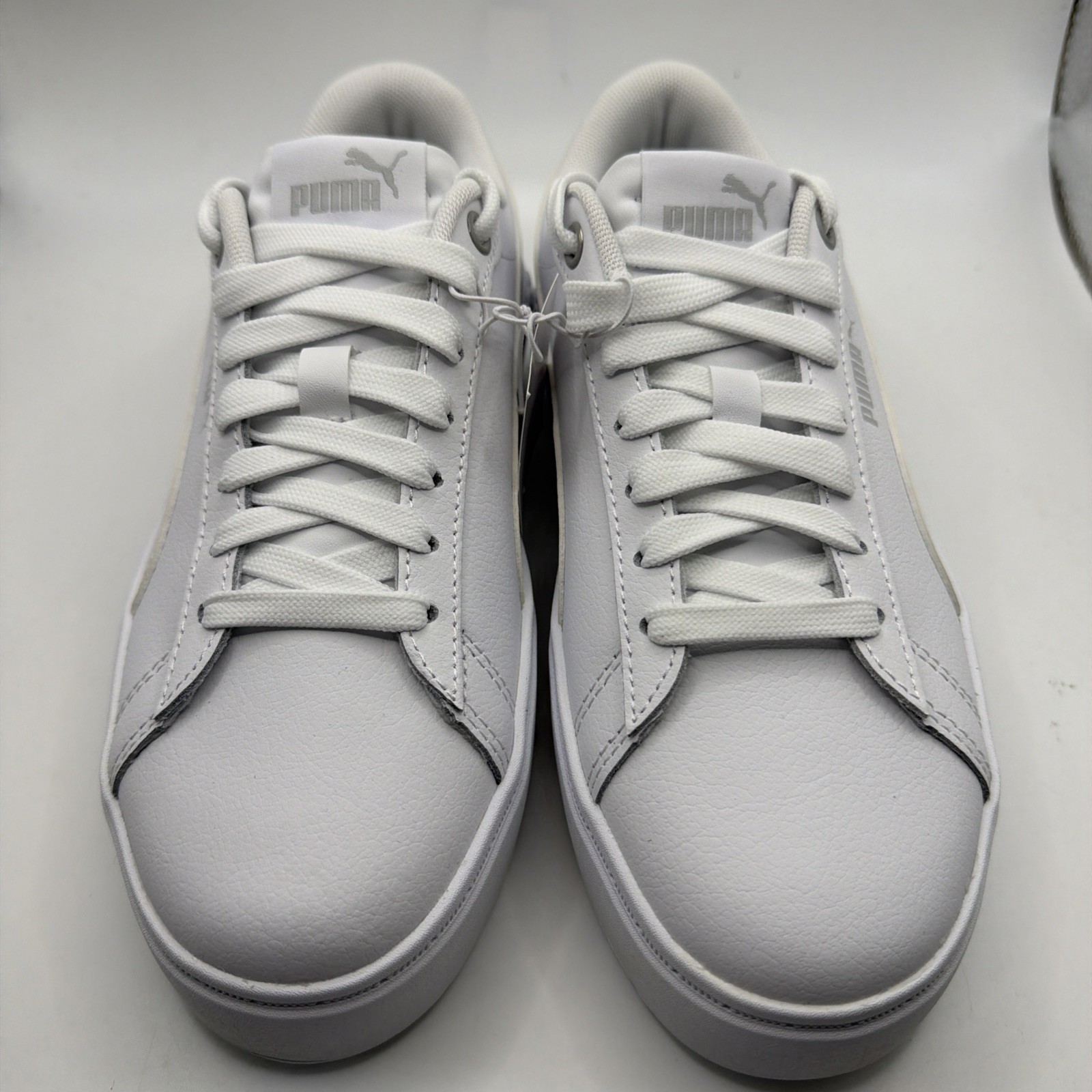 PUMA Women’s Smash Platform Lifestyle Shoes White 394006-01 Sz 7