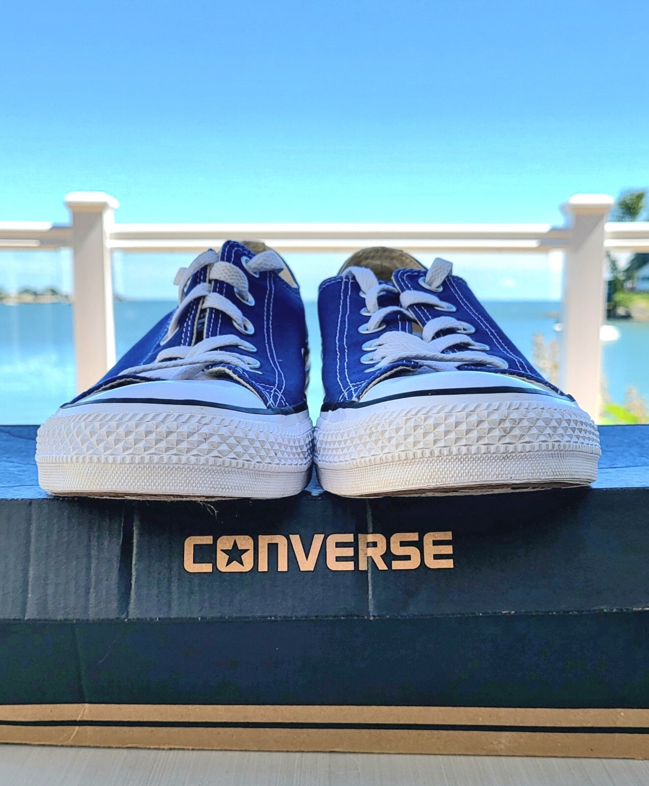 Converse Unisex Adults CTAS OX Sneakers Blue 151177F Low Top Lace Up M7 W9