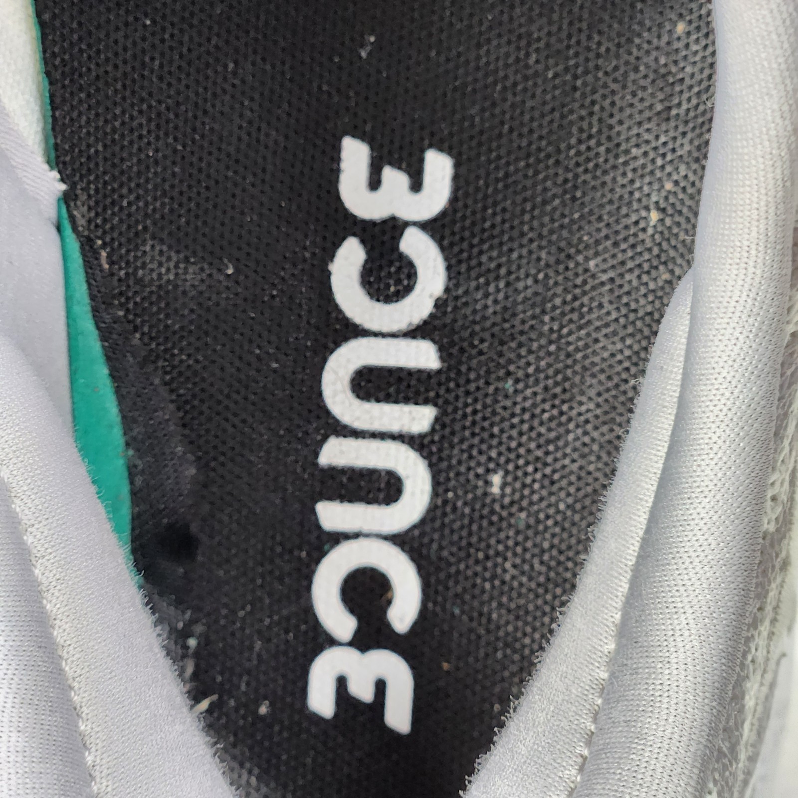 Adidas Bounce Edge Lux Women’s Running Shoes White/Gray Zebra Striped Size 9.5