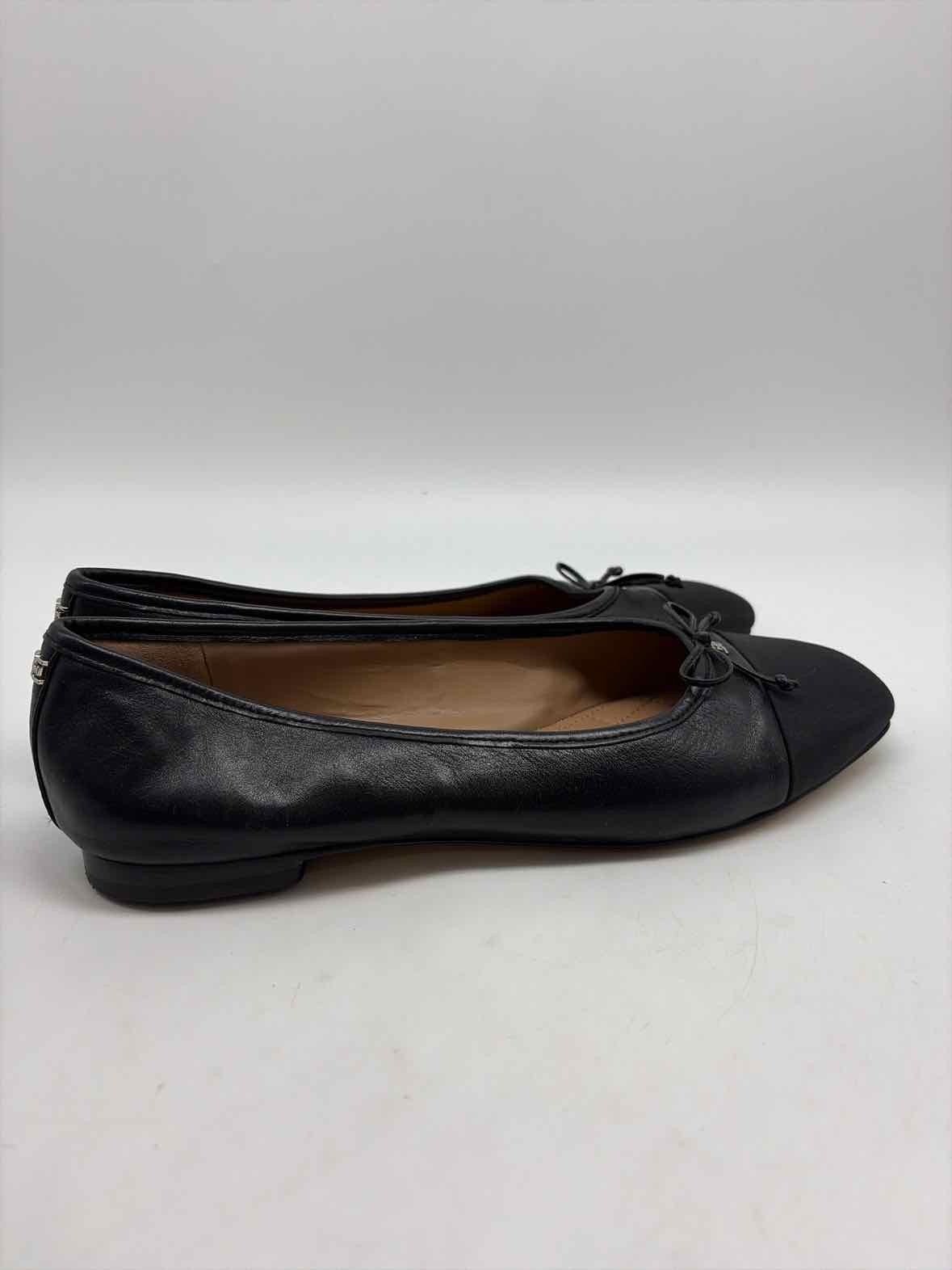 Pre-Owned Sam Edelman Black Size 8.5 Ballet Flats