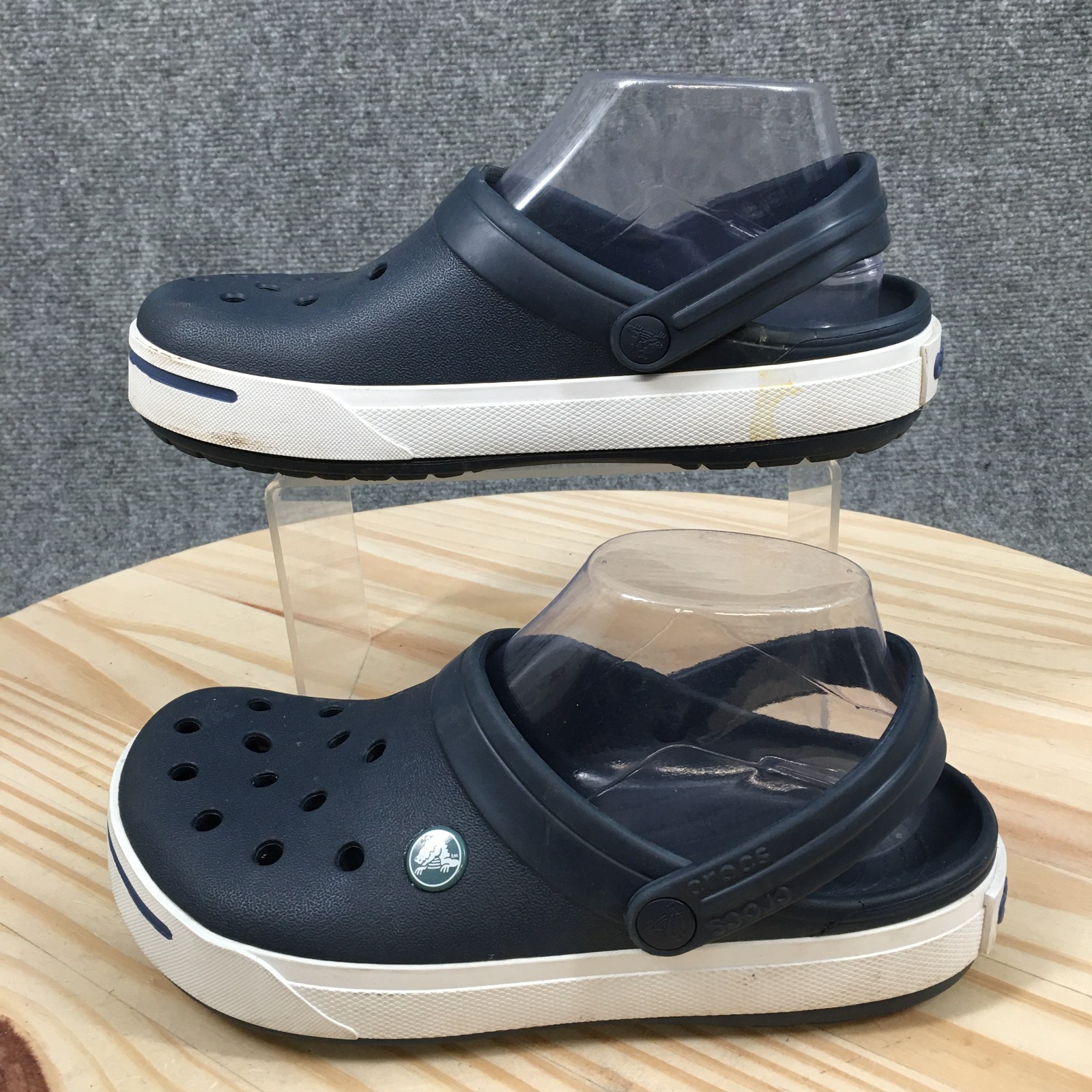 Crocs Crocband II Sporty Clogs Sandals Mens 6 Womens 8 Blue Croslite 11989